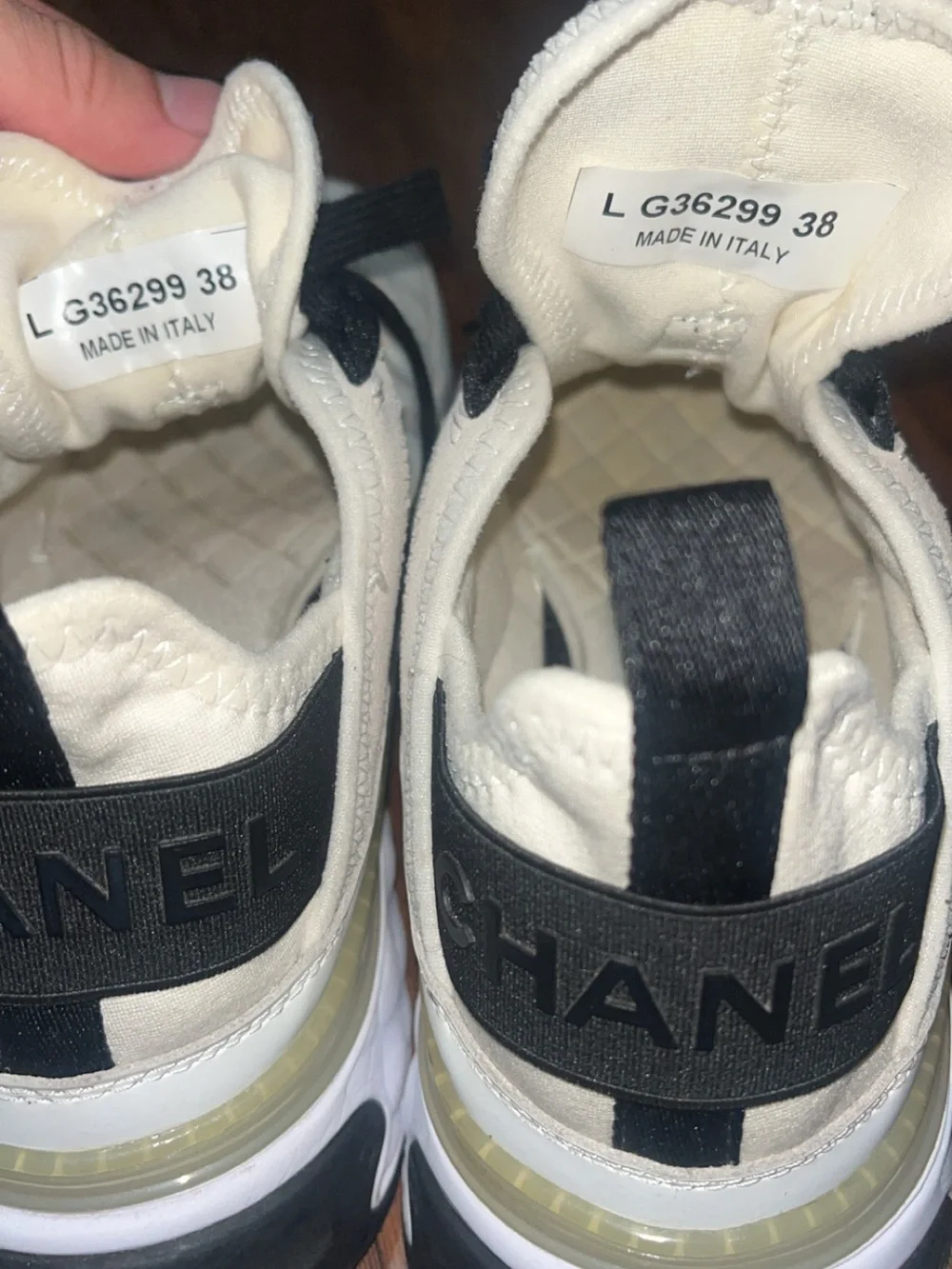 Chanel Velvet Calfskin Sneakers